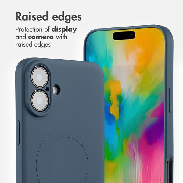 imoshion Colour Back Cover with MagSafe Apple iPhone 16 - Dark Blue