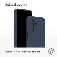 Accezz Liquid Silicone Back Cover Samsung Galaxy A27 (5G) - Dark Blue
