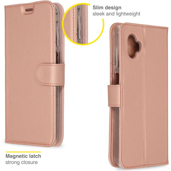 Accezz Wallet Softcase Bookcase Samsung Galaxy Xcover 6 Pro - Rosé Goud