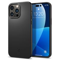 Spigen Thin Fit Backcover iPhone 14 Pro Max - Zwart