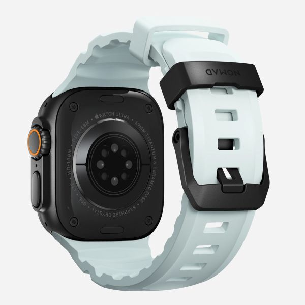 Nomad Rocky Point Band Apple Watch | 44/45/46/49 mm - Icy Blue Glow/Black