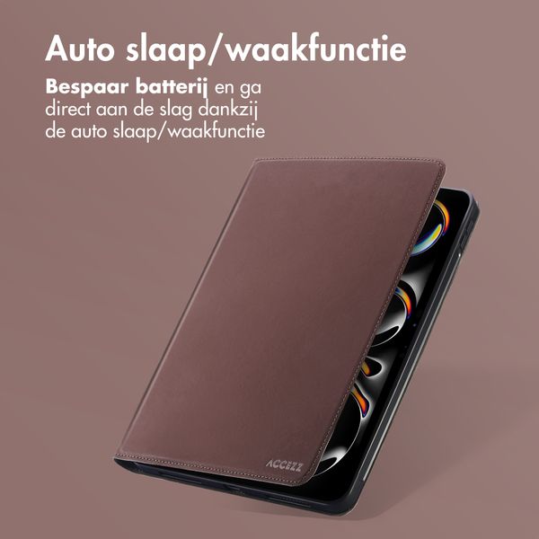 Accezz Classic Tablet Case Apple iPad Pro 13 (2025) M5 / (2024) M4 - Bruin