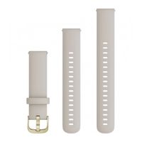 Garmin Siliconen bandje  - Garmin 18 mm aansluiting - Light Sand / Gold