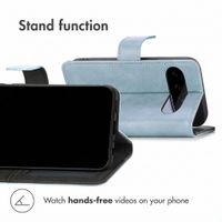 imoshion Luxury Wallet Case Google Pixel 11 / 11 Pro - Light Blue