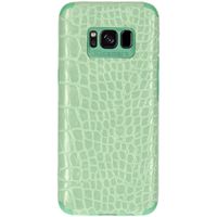 My Jewellery Croco Softcase Backcover Samsung Galaxy S8 - Groen