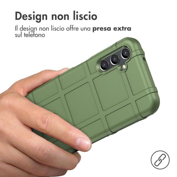imoshion Rugged Shield Backcover Samsung Galaxy A14 (5G/4G) - Donkergroen