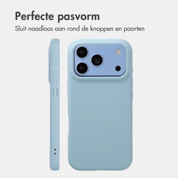 imoshion Texture Backcover Apple iPhone 18 Pro / 17 Pro - Lichtblauw