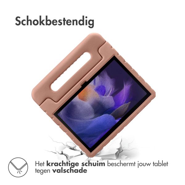 imoshion Kidsproof Backcover met handvat Samsung Galaxy Tab A8 - Dusty Pink