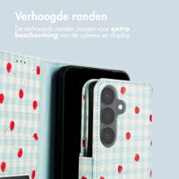 imoshion Design Bookcase Samsung Galaxy S26 - Cherry Check