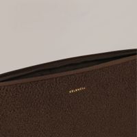 Selencia Teddy Laptophoes 13-14 inch - Laptopsleeve - Choco Brown