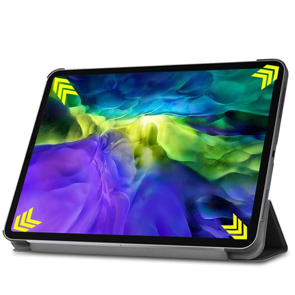 imoshion Trifold Bookcase Apple iPad Pro 11 (2020) / iPad Pro 11 (2018) - Zwart