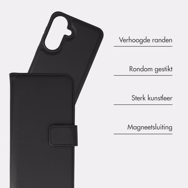 imoshion Uitneembare 2-in-1 Luxe Bookcase Samsung Galaxy A37 (5G) - Zwart
