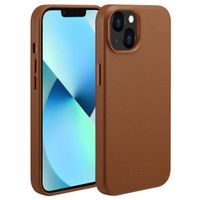 Accezz Leather Back Cover with MagSafe Apple iPhone 13 - Sienna Brown