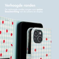 imoshion Design Bookcase Apple iPhone 14 - Cherry Check