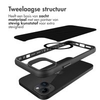 imoshion Rugged Hybrid Carbon Case met MagSafe iPhone 14 - Zwart