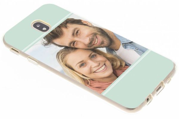 Ontwerp je Samsung Galaxy J7 (2017) gel hoesje - Transparant