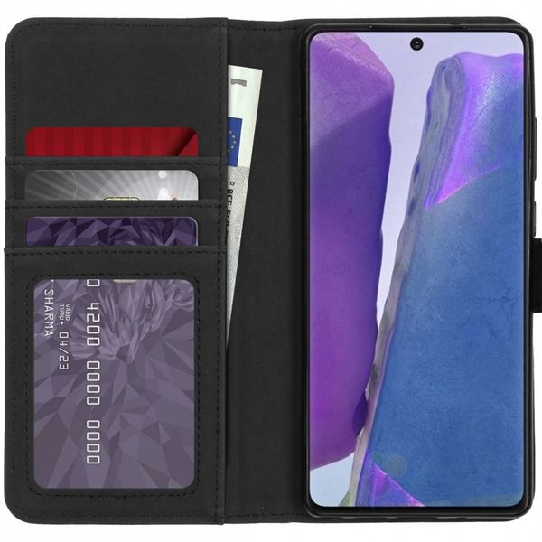 imoshion Luxe Bookcase Samsung Galaxy Note 20 - Zwart