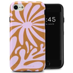 Selencia Vivid Tough Backcover Apple iPhone SE (2022 / 2020) / 8 / 7 / 6(s) - Modern Bloom Pink