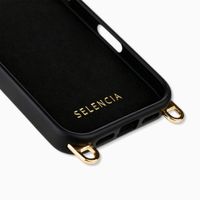 Selencia Rivièra MagSafe Backcover met afneembare haakjes Apple iPhone 17 Pro - Velvet Black