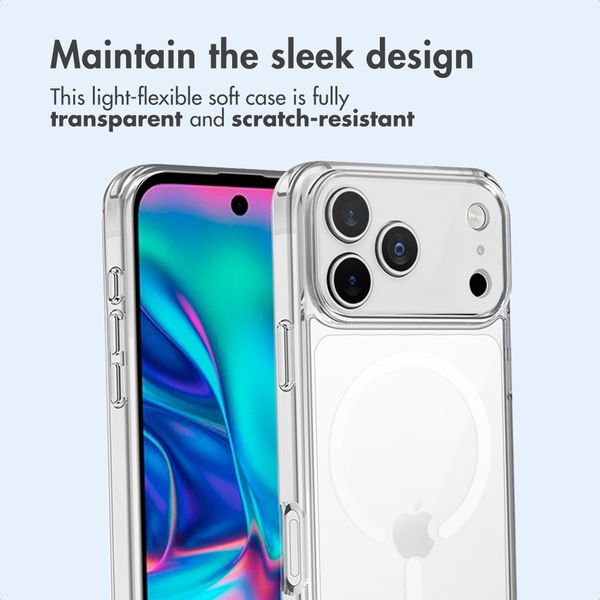 imoshion Protective Back Cover with MagSafe Apple iPhone 17 Pro Max - Transparent