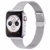 imoshion Milanees vouwbandje Apple Watch Series 1 t/m 9 / SE (38/40/41 mm) | Series 10 / 11 (42 mm) - Zilver