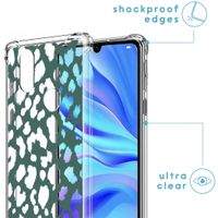 imoshion Design hoesje met koord Huawei P30 Lite - Luipaard - Groen