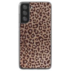 imoshion  Design hoesje Samsung Galaxy S21 FE - Leopard Mood