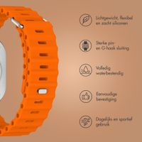 Accezz Ocean bandje Apple Watch Series 1 - 11 / SE / Ultra (44/45/46/49 mm) - Oranje