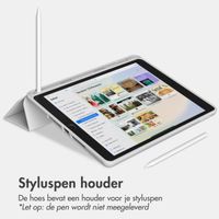Accezz Smart Silicone Bookcase Apple iPad 9 (2021) 10.2 inch / iPad 8 (2020) 10.2 inch / iPad 7 (2019) 10.2 inch - Grijs