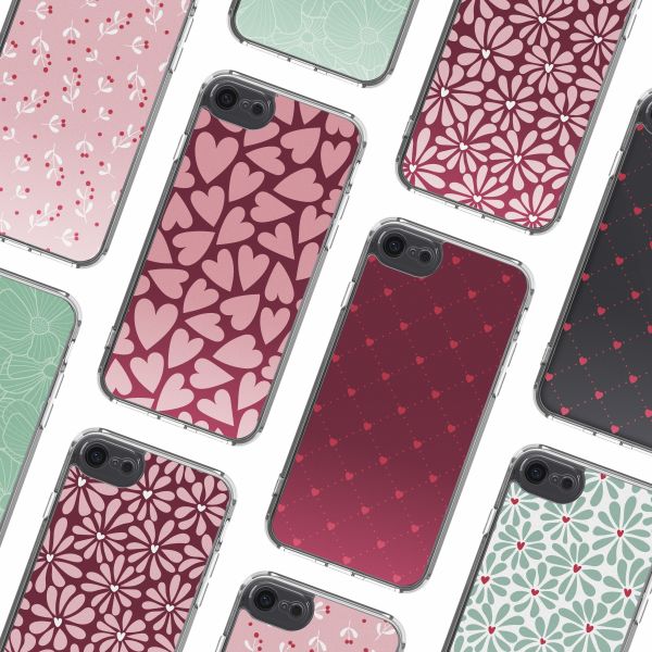 imoshion Design hoesje Apple iPhone SE (2022 / 2020) / 8 / 7 - Hearty Blush