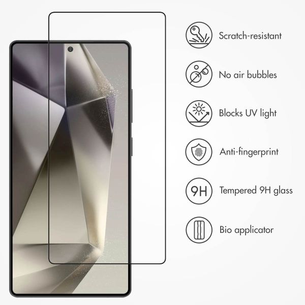 Accezz Tempered Glass Full Cover Screen protector with Applicator Samsung Galaxy S25 Ultra