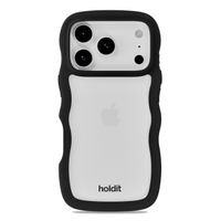 Holdit Wavy Case Apple iPhone 17 Pro Max - Black / Transparent