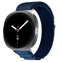 imoshion Nylon Alpine bandje Samsung Galaxy Watch 8 (40/44mm) / Classic (46mm) - Donkerblauw