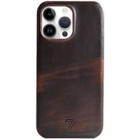 Wachikopa Full Wrap Backcover iPhone 14 Pro - Dark Brown