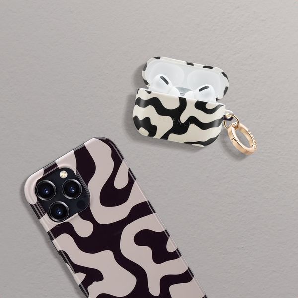 Selencia Vivid Case Apple AirPods Pro - Art Wave Black