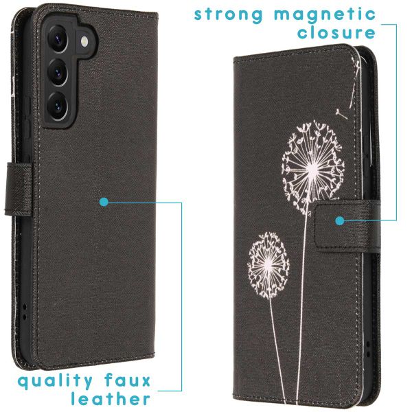 imoshion Design Softcase Bookcase Samsung Galaxy S22 Plus - Dandelion