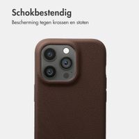 imoshion Texture Backcover Apple iPhone 14 Pro - Donkerbruin