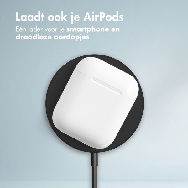 Accezz Wireless Charger USB-C - MagSafe en Qi2 Draadloze Oplader - 1 meter - Zwart