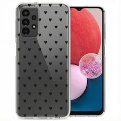 imoshion Design hoesje Samsung Galaxy A13 (4G) - Hearts All Over Black