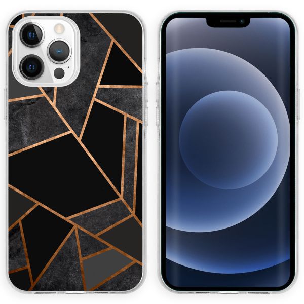 imoshion Design hoesje iPhone 13 Pro - Grafisch Koper / Zwart