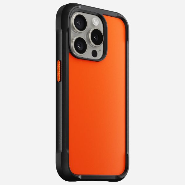 Nomad Rugged Case iPhone 15 Pro - Ultra Orange