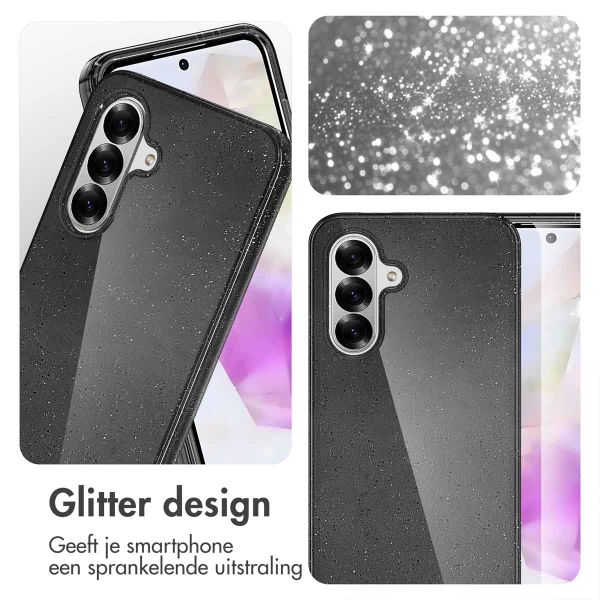 imoshion Glitter Backcover Samsung Galaxy A56 - Glitter Zwart