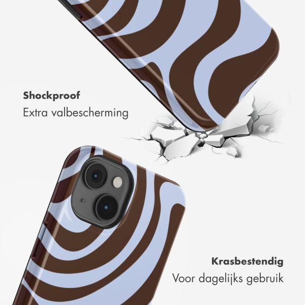 Selencia Vivid Backcover Apple iPhone 14 - Dream Swirl Chocolate