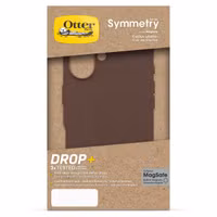 OtterBox Symmetry Cactus leren Backcover met MagSafe Apple iPhone 16 - Rich Adobe Brown