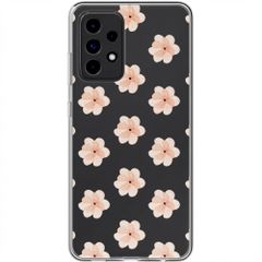 imoshion Design hoesje Samsung Galaxy A52(s) (5G/4G) - Floral Peach