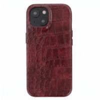 Selencia Croco Backcover met MagSafe Apple iPhone 14 / 13 - Burgundy