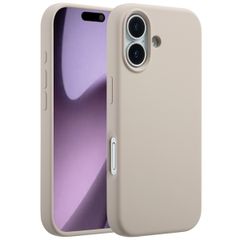 Accezz Liquid Silicone Back Cover with MagSafe Apple iPhone 17 - Stone