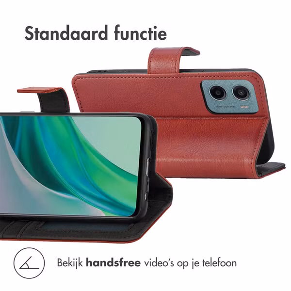 imoshion Luxe Bookcase Motorola Moto G05 / E15 - Rood