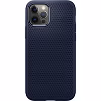 Spigen Liquid Air™ Backcover iPhone 12 (Pro) - Donkerblauw