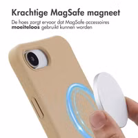 imoshion Color Backcover met afneembaar koord MagSafe Apple iPhone 16e - Nude